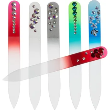 Bohemian Gifts Pilník skleněný barevný malý s krystalky Swarovski 90 mm