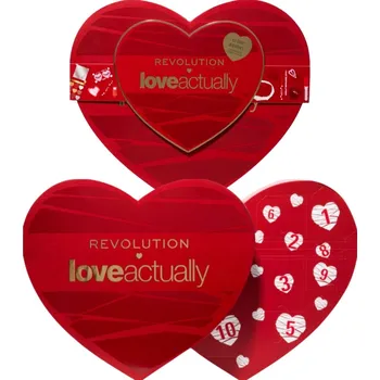 Kosmetická sada REVOLUTION LOVE ACTUALLY KALENDARZ ADWENTOWY 2025 12 KOSMETICKÝCH PŘÍPRAVKŮ SVÁTKY 2025