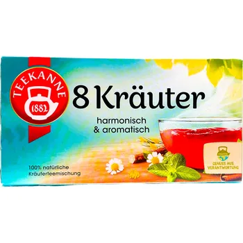 Čaj TEEKANNE 8 Kraüter - bylinkový čaj - 40g ( 20x 2g)