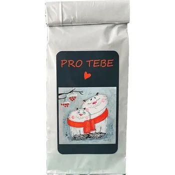 Šála Čaj - medvědi šála červená – gun powder