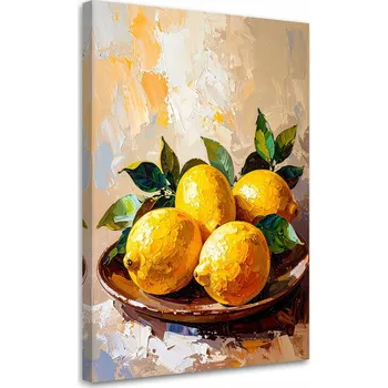 Obraz Obraz do kuchyně baru jídelny, Citrony Ovoce 80x120