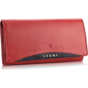 Peněženka Dámská kožená peněženka STEVENS červená s RFID ochranou Q1
