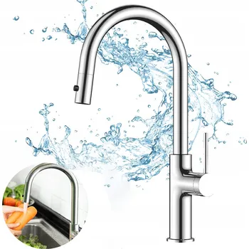 Vodovodní baterie Podomítková kuchyňská baterie Bedee 1 stříbrná