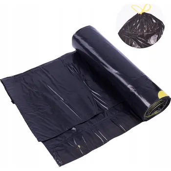 Pytle na odpadky Univerzální pytle na odpad Pam-Folie 60 l se stahovací páskou, 10 ks