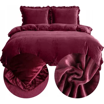 Povlečení Povlečení 160x200 2x Povlak z mikrovlákna s vlnitou tkaninou Elegantní Klasická Erva