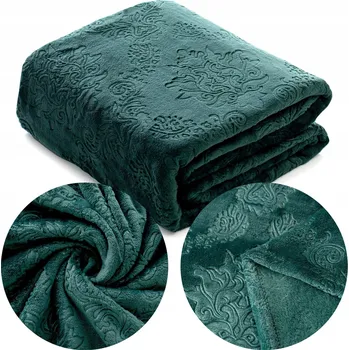 Přehoz na lůžko Koc 200x220 Mikrofibra Tłoczona Dekorační Přehoz na Postel Clemente