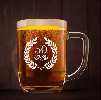 Sklenice Půllitr s pískovaným motivem "VAVŘÍN" (Do poznámky v nákupním košíku napište požadované požadované číslo)