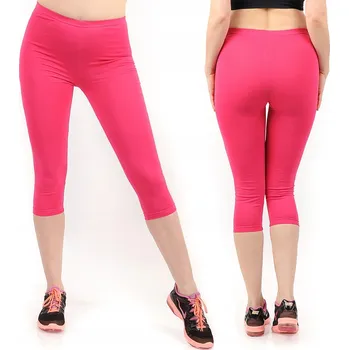 Dámské legíny Dámské legíny 3/4 (tříčtvrteční) Legíny rybářské LAEMI 458 Růžové M