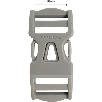 batoh na kolo Přezka Vaude Dual 20 mm šedá pro popruh batohu