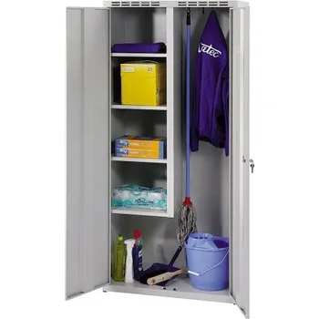 Šatní skříň Meva Šatní skříň úklidová š 600 mm - šedá