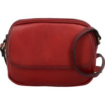 Kabelka Luxusní dámská kožená crossbody kabelka Katana Dayana, vínová