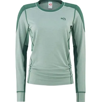 Dámské termoprádlo Dámské Merino Triko Kari Traa Sanne Hiking Long Sleeve Sage 623046 25/26 S