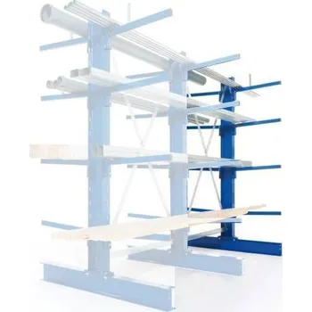 Dílna Meva Konzolový regál oboustranný přístavbové pole 2500/600 mm LIGHT
