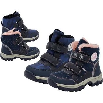 Dívčí zimní obuv SLOBBY dětská zimní obuv 161-2087-T1 modrá nebo růžová 29