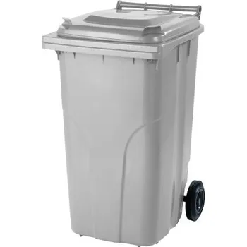 Popelnice Meva Plastová nádoba 240 l - světle šedá