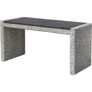 Zahradní stůl Meva Betonový stůl s otvorem pro slunečník