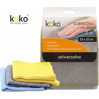 Utěrka Koko mikrovláknová Utěrka (mikrovlákno) v balení po 3 kusech ks