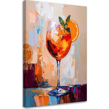 Obraz Obraz do kuchyně baru jídelny, Aperol Spritz Drink 40x60