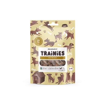 Pamlsek pro psa Monster Tréninkové pamlsky pro psy Kuře a pštros
