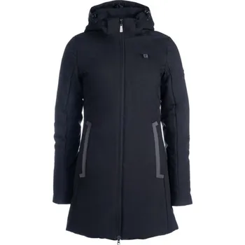 Jezdecké oblečení Vyhřívaná bunda HKM + powerbanka - černá S