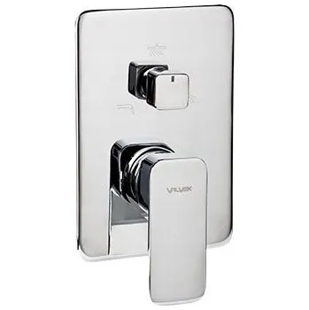 Vodovodní baterie Podomítková vanová a sprchová baterie Valvex Loft, stříbrná