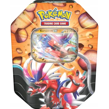 Sběratelská karetní hra Pokémon TCG: Plechovka Slashing Legends – Koraidon ex