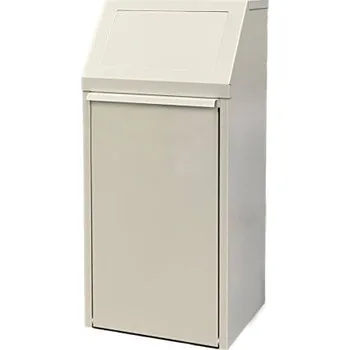 Odpadkový koš Meva Výklopný koš - světle šedý 40 l