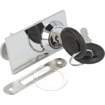 Zámek pro skleněné dveře X-916 chrom
