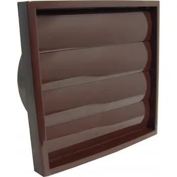 Větrací mřížka Ventilační mřížka s žaluzií Dospel hnědá