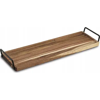 PRKÉNKO na Servírování DŘEVĚNÝ TÁC Akácie s RUKOJEŤMI na SÝRY Konighoffer