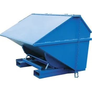 Popelnice Meva Výklopný kontejner Profi s víkem 1100 l.