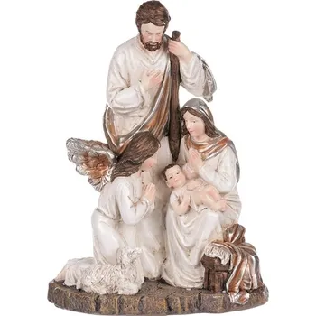 Autronic Betlém - dekorace z polyresinu, barva béžovo-hnědá, sada 2 ks