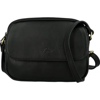 Kabelka Luxusní dámská kožená crossbody kabelka Katana Dayana, černá