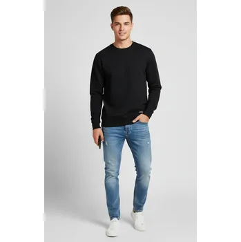 Pánská mikina LUIZ Pánská mikina - Tmavě modrá Velikost: XXXL