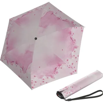 Deštník Knirps US.050 ultra light slim manual sakura romance - lehký dámský skládací plochý deštník