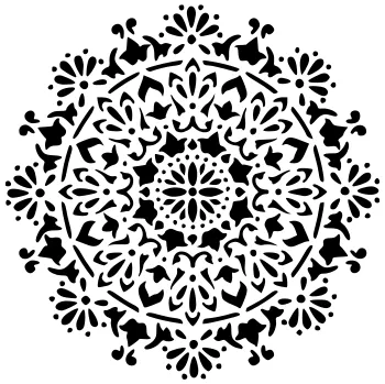 Šablona plastová pro kreativní tvoření - 30 x 30 - B3