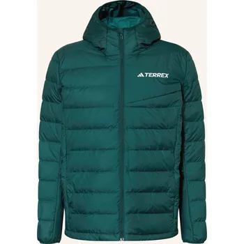 Pánská bunda Adidas Terrex Pánská Peřová Bunda Mt Down Ho J, petrolejová, 50