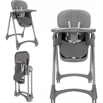 Jídelní židlička s nastavitelným táckem, skládací, multifunkční Lorelli