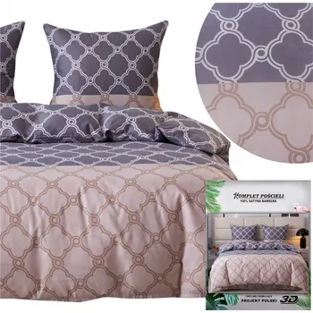 Povlečení POVLEČENÍ Maria, sada povlaků 70x80 a povlečení 160x200, 4 dílné, SATÉNOVÉ - jetel