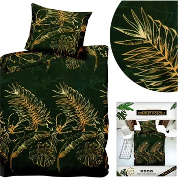 Povlečení Povlečení DALWIN Povlak na polštář 70x80 Sada Saténová Bavlna 140x200 2ks (