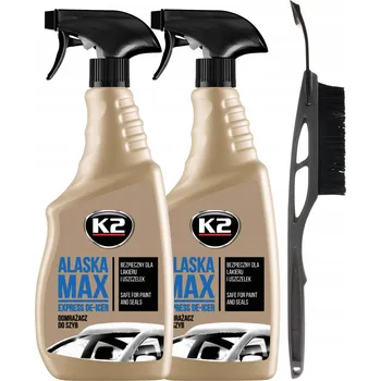 Autoškrabka ŠKRABKA NA LED S KARTÁČEM NA SNÍH + 2X ALASKA ODMRAZOVAČ OKEN SADA