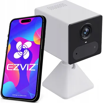 IP kamera Vnitřní kamera na SIM kartu EZVIZ CB2 4G, bílá, s mikrofonem a reproduktorem