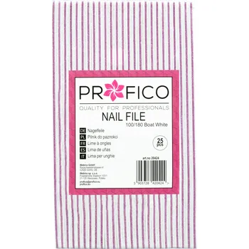 PILNÍK NA NEHTY NA NEHTY HALF MOON BOAT 100/180 2 5 KUSŮ SADA BÍLÁ