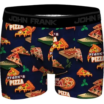 Boxerky Pánské boxerky John Frank JFBDMOD149 pizza velikost S-42/44