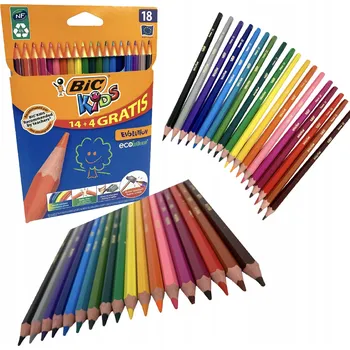 Kresba Pastelky BIC Kids Evolution 18 barev