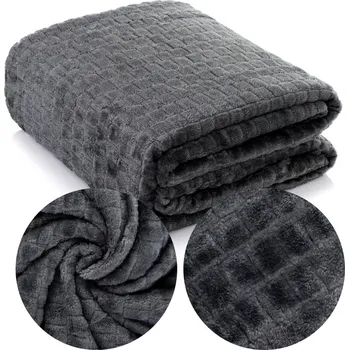 Prostěradlo Deka na Postel Mikrovlákno Ardea Kostka 200x220