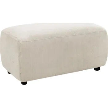 Taburet Bobochic Paris Béžová manšestrová podnožka Enjoy 92 x 48 cm