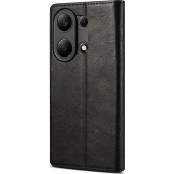 Pouzdro na mobilní telefon Pouzdro s klopou Lenuo pro Xiaomi Redmi Note 13R Pro, černé