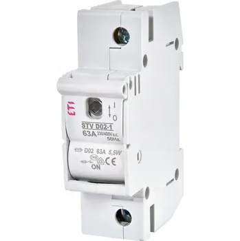 vypínač ODPOJOVAČ POJISTKOVÝ D02 1P 63A STV ETI 002271001
