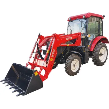 Zahradní traktor Tauros YTO ESK304 - malotraktor s kabinou a čelním nakladačem